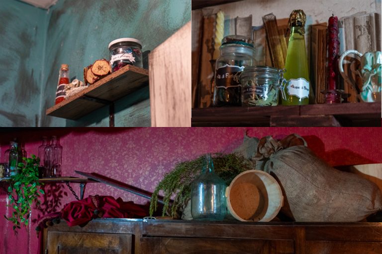 Dettagli della scenografia Escape Room Timegate a Verona