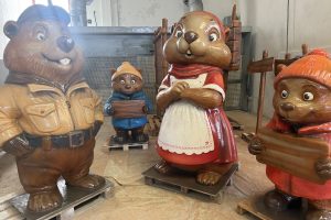 Le mascotte in vetroresina Pontalto